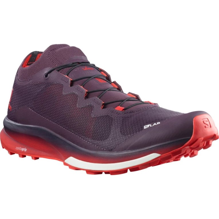 Salomon S/Lab Ultra 3 Trailove Bezecke Tenisky Panske Bordove | SK 2MJZFD